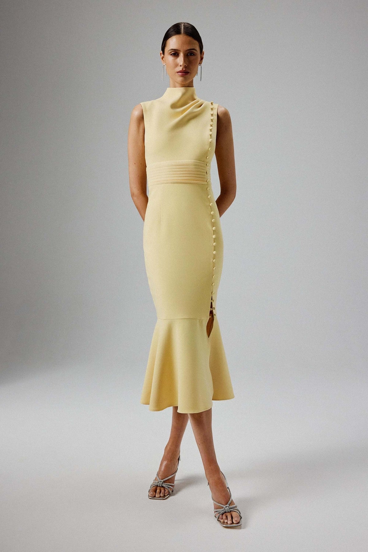 Noir Column Gown