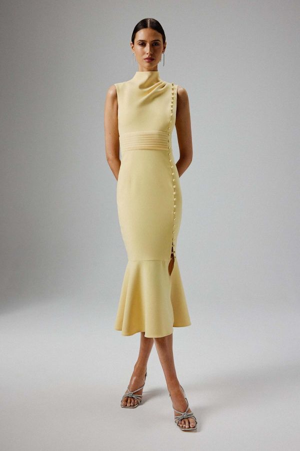 Noir Column Gown